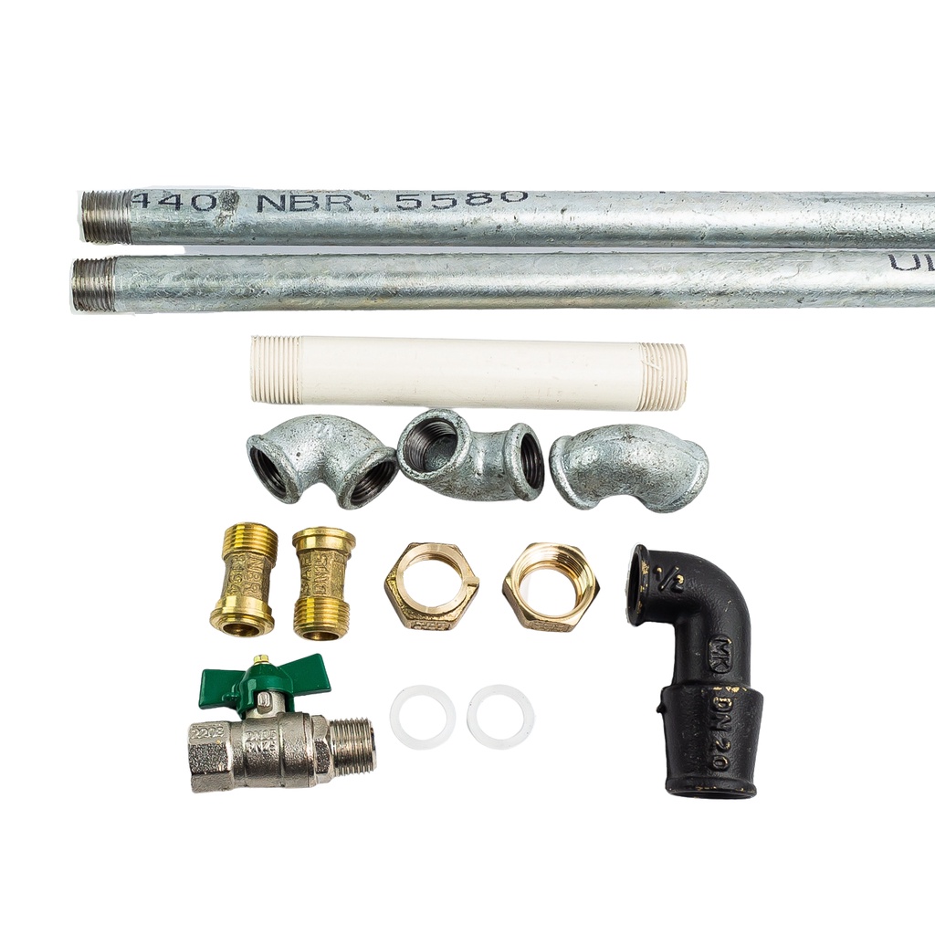 Kit Copasa 1/2 Cavalete Para Hidrômetro 60cm x 75cm 1 Ramal Externo MK