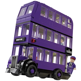 Cidade Mágica O Cavaleiro Ônibus Tripla Blocos De Harry Filme Clássico Modelo Compatível Com Tijolos Brinquedos Presente Divertido Criativo Para Crianças