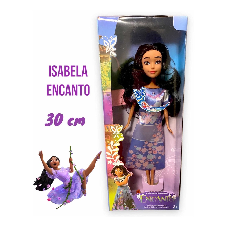Boneca Isabela Com Música Do Filme Encanto Família Madrigal | Shopee Brasil