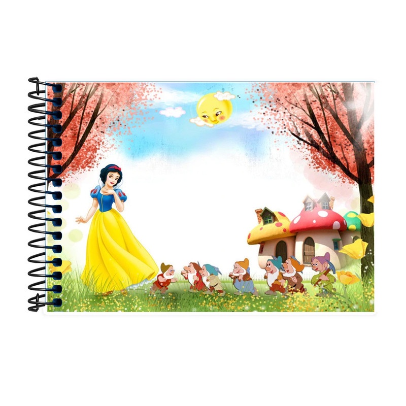 Caderno de Desenho - Branca de Neve