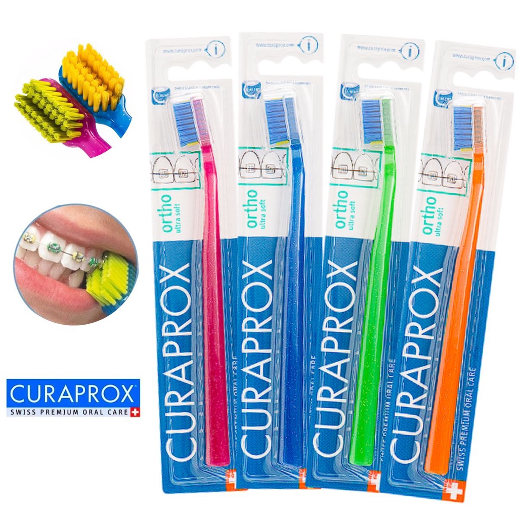 Escova Curaprox Dental Ortho Ultra Soft 5460 Sortidas C 1 Shopee Brasil