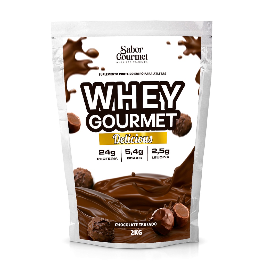 Whey Gourmet Delicious 2 Kilos Chocolate Trufado