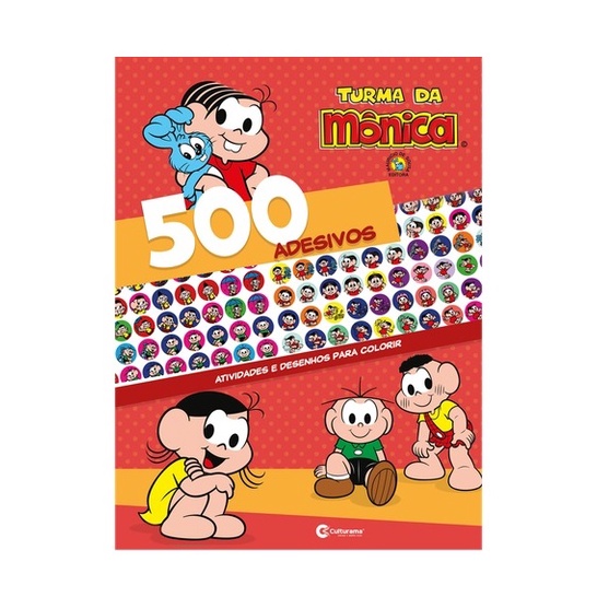 Livro 500 Adesivos Turma Da Monica Pop Shopee Brasil 5333