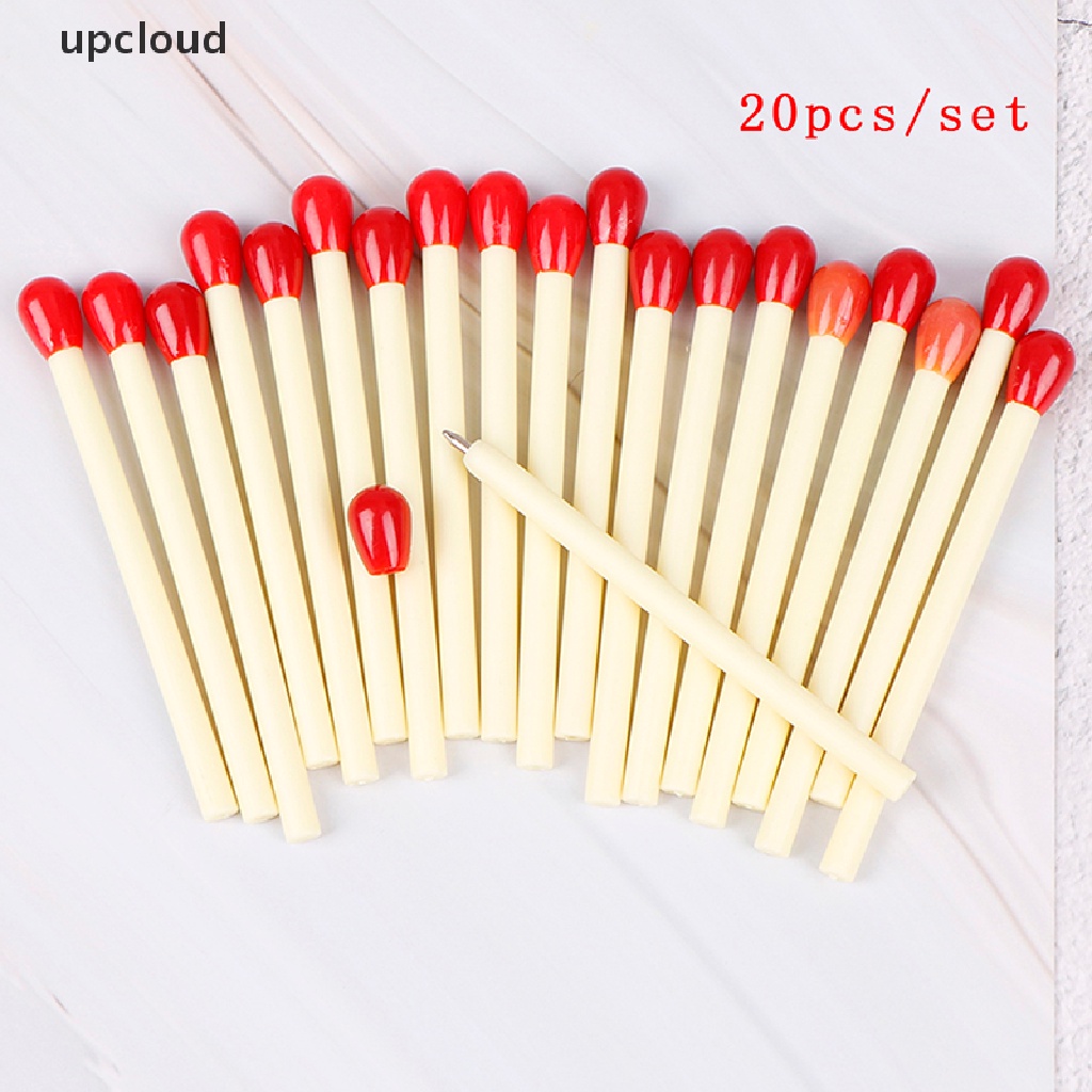 Novo 20Pcs/Conjunto Mini Caneta Esferográfica Portátil Combinando Criativa Estudante Papelaria [upcloud]