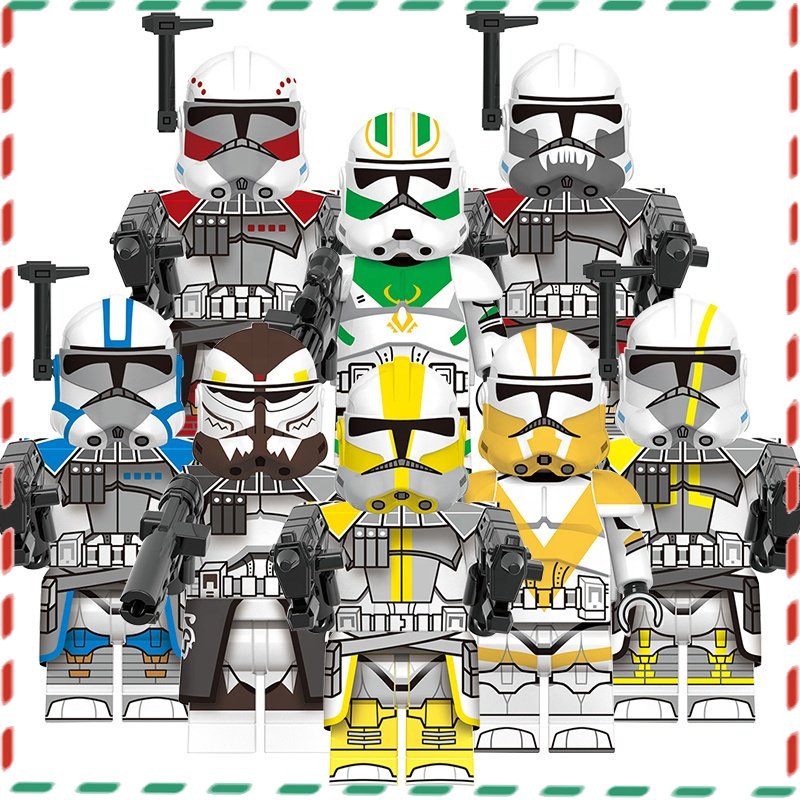 Minifiguras De Blocos De Construção Montados Brinquedos Educativos Infantis Star Wars Modelo