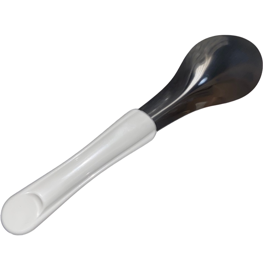 Kit C/ 6 Espátulas Cabo Branco Para Gelato Sorveteria