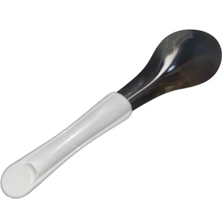 Kit C/ 6 Espátulas Cabo Branco Para Gelato Sorveteria