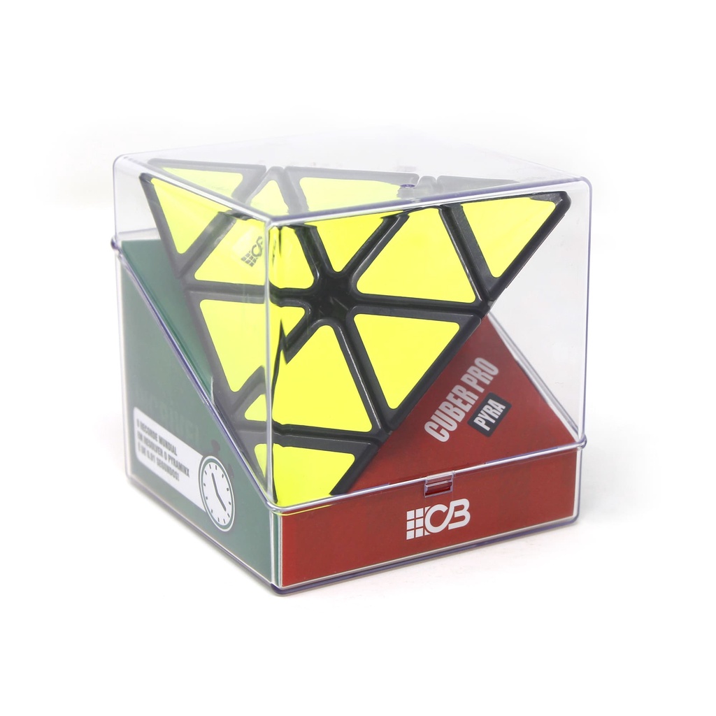 Cubo Mágico Pyraminx Profissional Pirâmide Adesivado Original ...