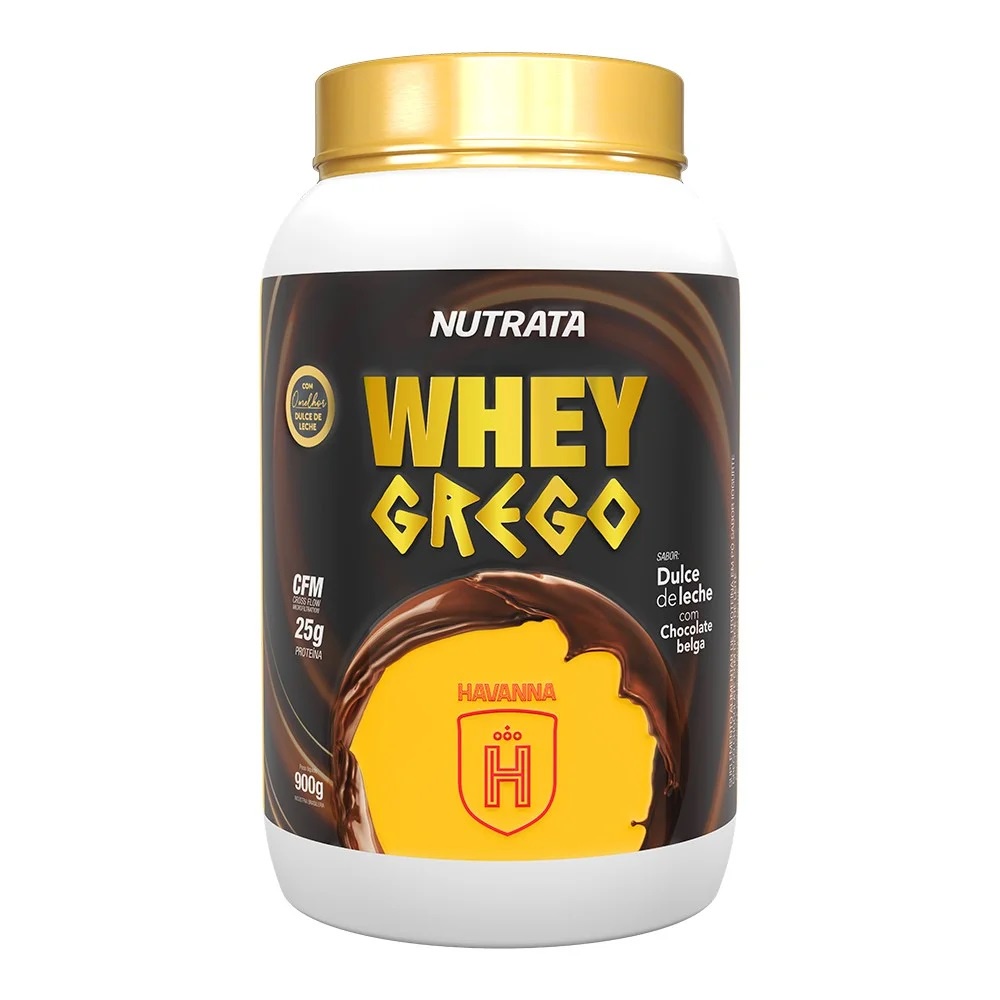 Whey Grego (900g) Havanna com Chocolate Belga – Nutrata