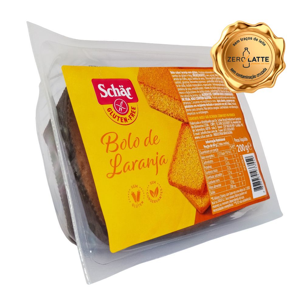 Bolinho Laranja Sem Recheio Bauducco 16x40g