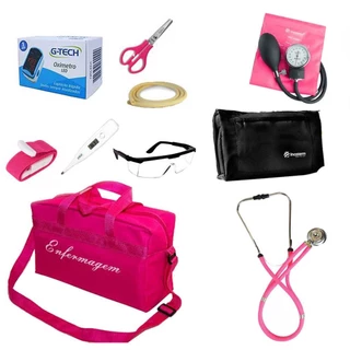 Kit de Enfermagem Completo com Ap. Medir Oxigênio G-tech