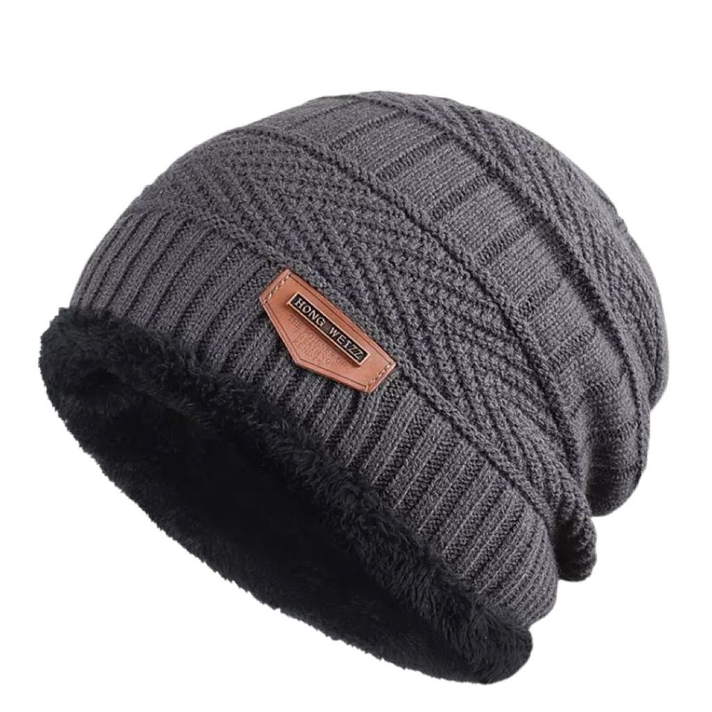 Touca De Frio Lã Forrada Masculino Gorro Toca Moda Inverno