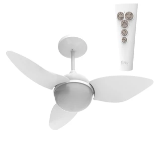 VENTILADOR TETO ALISEU SMART BRANCO CONTROLE REMOTO