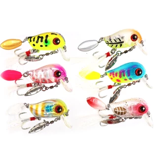 Isca De Pesca 5g/8g Crankbaits Raso Mergulho Iscas Água Doce E Salgada