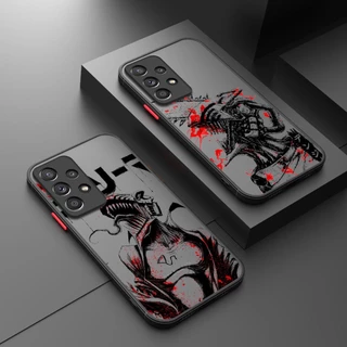 Capa De Motosserra De Anime Japonês Sensação De Pele Para Celular Samsung Galaxy A73 A72 A71 A70 A53 A52 A51 A50 A42 A33 A32 A31 A30 A22 A21S A20S A13 A12 A11 A10S A10 A10 A03S 5G