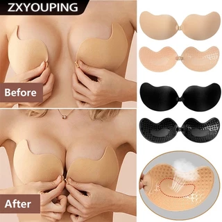 ZXYOUPING Soutien de Silicone Sem Alças Invisível para Mama Feminino Reutilizável
