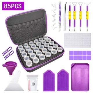 Caneta Para Pintura DIY Diamante 5D Com Ponto Cruz Ferramentas Conjunto De Bandeja De Argila