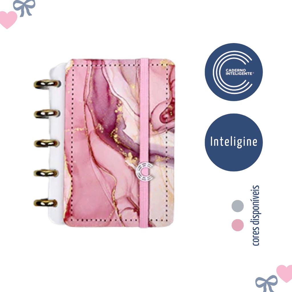 Caderno Inteligente Inteligine Marmore Deluxe Agatha Onyx Original Shopee Brasil 8453