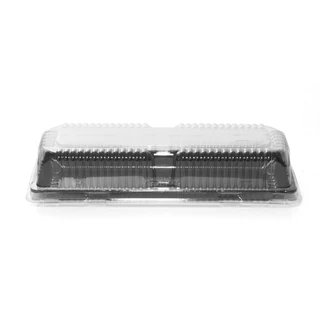 G63 Embalagem Para Bolo Rocambole P63 Media Preto Com 100un