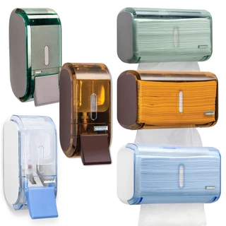 Kit Dispenser Suporte P/ Sabonete Líquido + Dispenser Papel Toalha Toalheiro Premisse