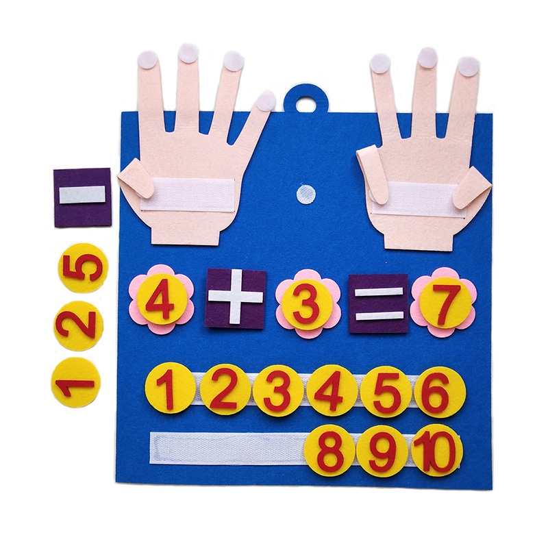 shamjina Brinquedos de contagem de matemática Montessori Brinquedo de  educação infantil Placa de feltro Números de Contando Brinquedo Jogo de  viagem para, Contando Rosa : : Brinquedos e Jogos