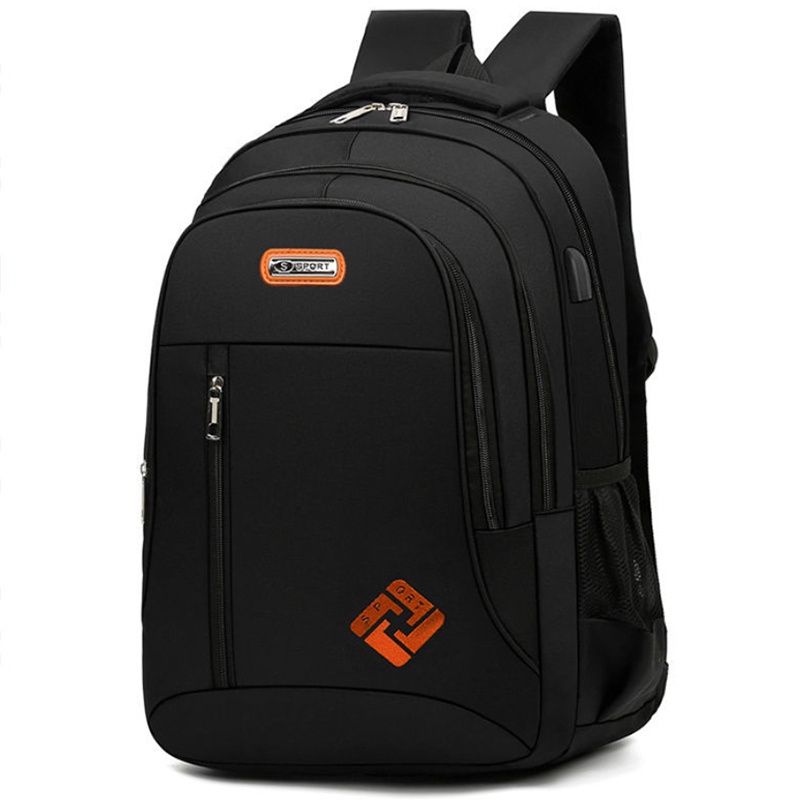 Mochila Masculina Com USB De Grande Capacidade Para Estudantes/Escola ...