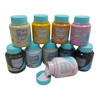 Tinta Chalk Paint Acrilex 100 Ml Artesanato Móveis Metal