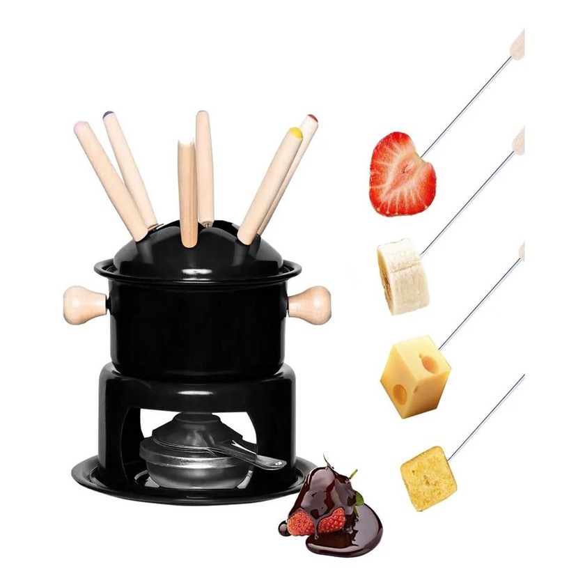 Conjunto Panela Fondue Carne Chocolate Jantar 11 Pecas Shopee Brasil