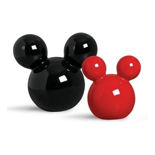 Minnie e Mickey Kit duas cabeça em cerâmica festa infantil decoração de quarto