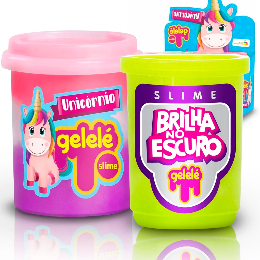 Luluca - Luíza - Slime com 3 cores de cola glitter, será