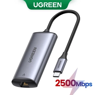 Ugreen Adaptador Ethernet 2500mbps Usb C 2.5 Gigabit Tipo C Para Placa De Rede Lan Rj45 compatible for Macbook Ipad Pro Usb-C Ethernet