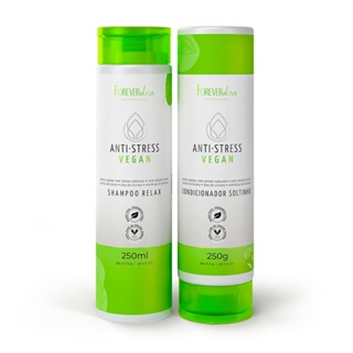 Kit Shampoo e Condicionador Anti-Stress Vegan Forever Liss