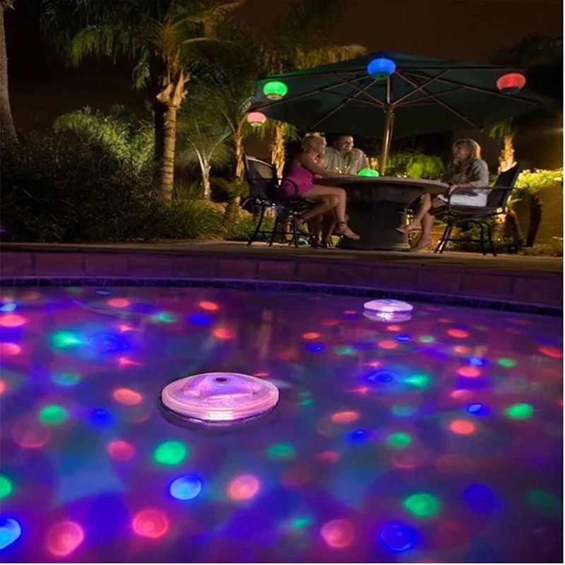 Floag Subaquático LED De Discoteca Brilho Expositor De Luz De Piscina Para Banheira Quente Spa Lamp TGB