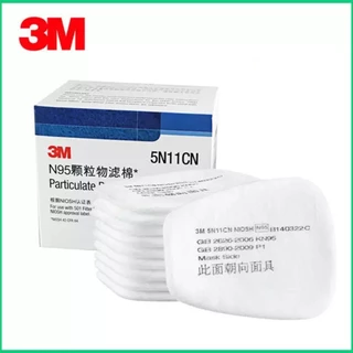 (10 Pcs) 3M 5N11 Máscaras Filtro De Algodão Para Gás 6200 E 7502 Series Acessório N 95 Parcultato Foscor Sala De Pintura Montagem Industrial