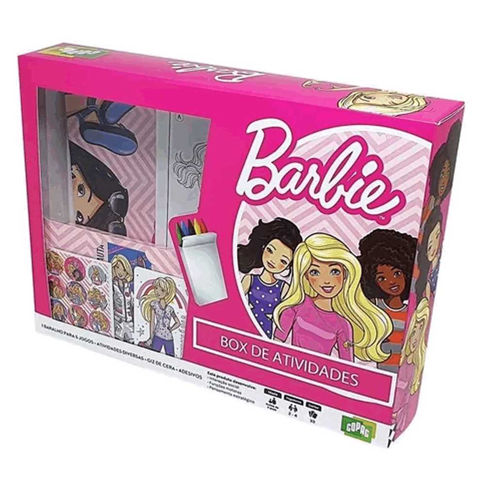Jogo Barbie Box De Atividades 90943 - Copag