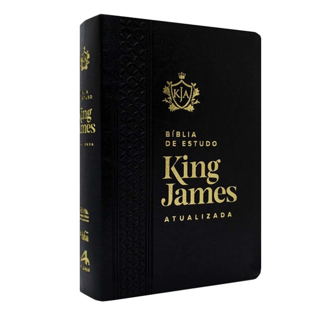 Bíblia Estudo King James Atualizada KJA Letra Grande Preta | Shopee Brasil