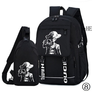 Mochila One Piece anime manga adolescentes escolar do estudante Viagem em  Promoção na Shopee Brasil 2023