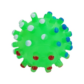 Brinquedo Para cães Mordedor Pet Bola Vinil Cravos Coloridos