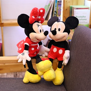 35cm Fofo Mickey Mouse Minnie Pelúcia Bonecos Animais De Brinquedos De Aniversário Presente De Natal Para Crianças