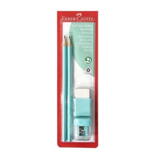 Cartela Combo Pastel Verde-Agua - Faber Castell