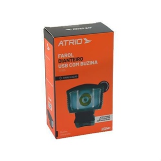 Farol Dianteiro Para Bicicleta Atrio Bi185 Led Com Buzina