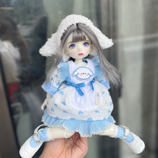 30cm BJD doll makeup change Barbie doll 6 point joint doll 3D real Eye Girl Toy dress doll