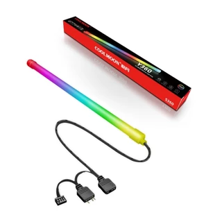 Barra de LED Redonda 30cm Para Gabinete PC ARGB 3 Pinos 5V Coolmoon