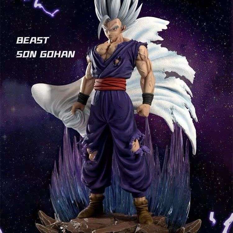 Novo dragão bola z figura goku pai gohan filho onda anime figura