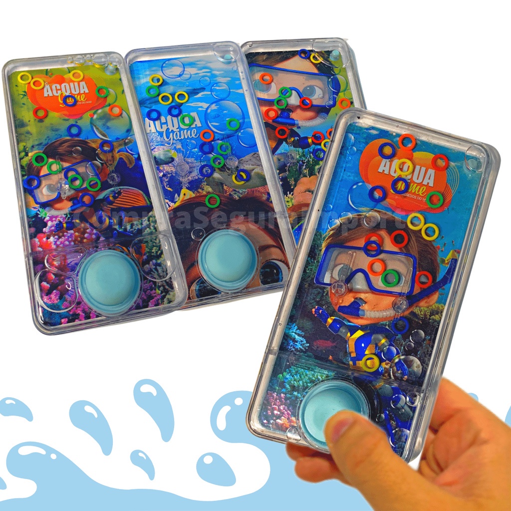 Kit com 2 Jogos Argolas na Água Aquaplay Joguinho Mini Game no