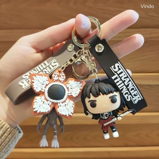 Netflix Coisas Estranhas Chaveiro De Silicone Doll Demogorgon Onze Backpack Pendant Carro