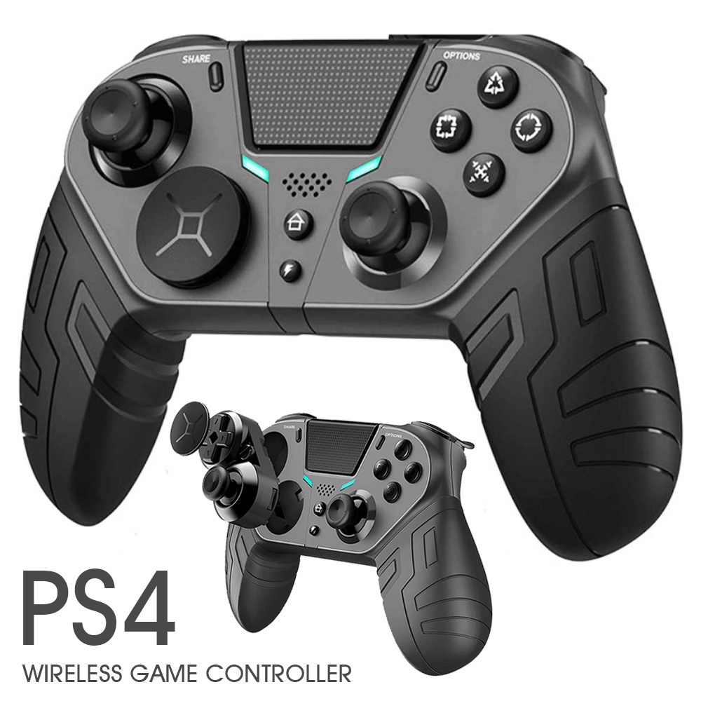 Compatível com Bluetooth 5.0 Controlador De Jogos, Motor De Vibração Dupla,  Gamepad Celular, Botão De Programação, PUBG Mobile, PS3, PS4 - AliExpress