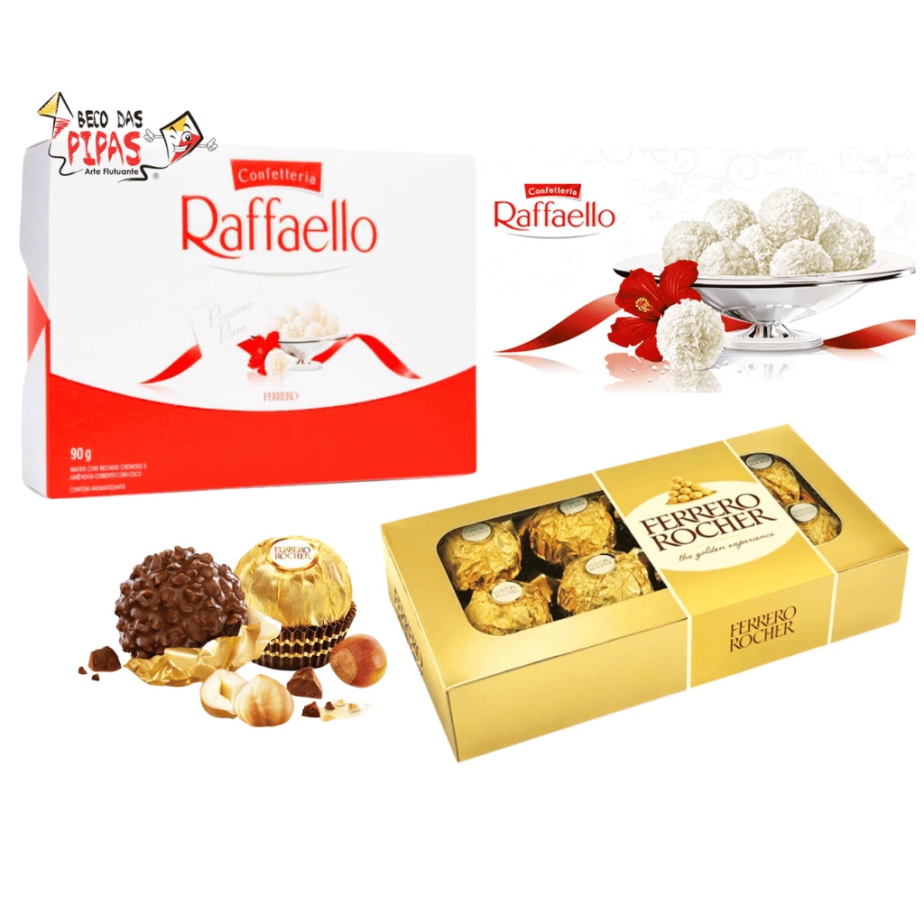 Kit Bombom Raffaello Ferrero Rocher Shopee Brasil 5169