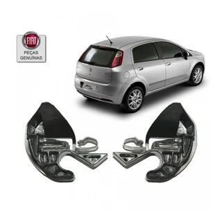 Par Suporte Tampao Porta Malas Punto 2008 2017 Original Fiat