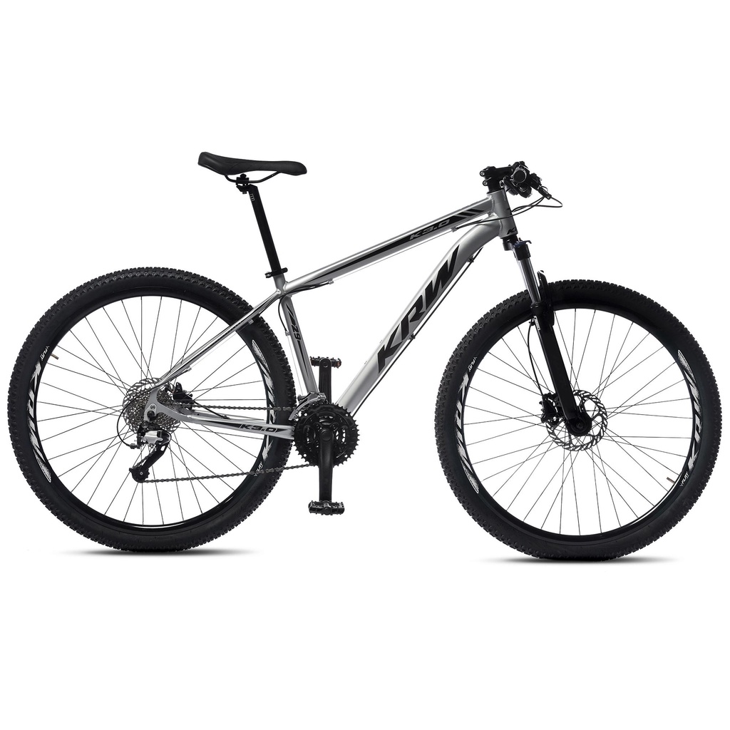 Bicicleta Aro 29 KRW Alumínio 27 Vel Shimano Acera Freio Hidráulico com Trava S31